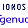 Die Logos von Ionos und genua